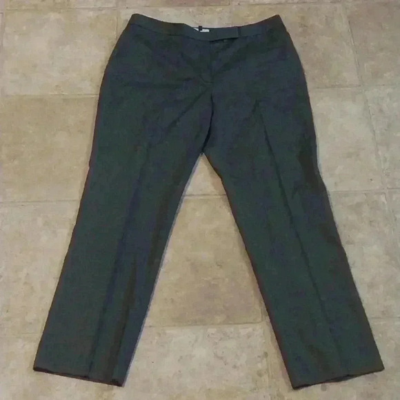 Jones New York Straight Leg Grey Dress Business Trouser Pant Size 14 - Picture 1 of 9
